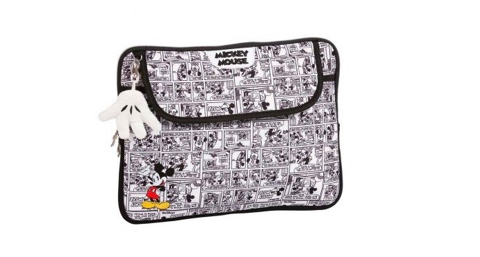 Case com quadrinhos do Mickey Mouse comporta notebooks de até 12 polegadas (Foto: Divulgação/Dermiwil)