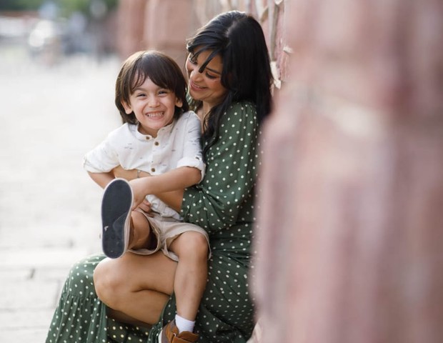Anne com seu filho (Foto: Arquivo Pessoal ) Anne com seu filho (Foto: Arquivo Pessoal )