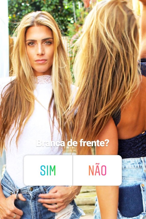 Bia e Branca Feres confundem seguidores em clique frente e verso (Foto: Reprodução/Instagram)