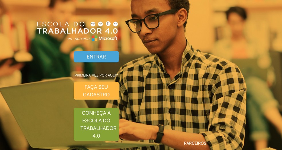 Escola do Trabalhador 4.0 tem cursos de Excel gratuitos e online — Foto: Reprodução/Escola do Trabalhador 4.0