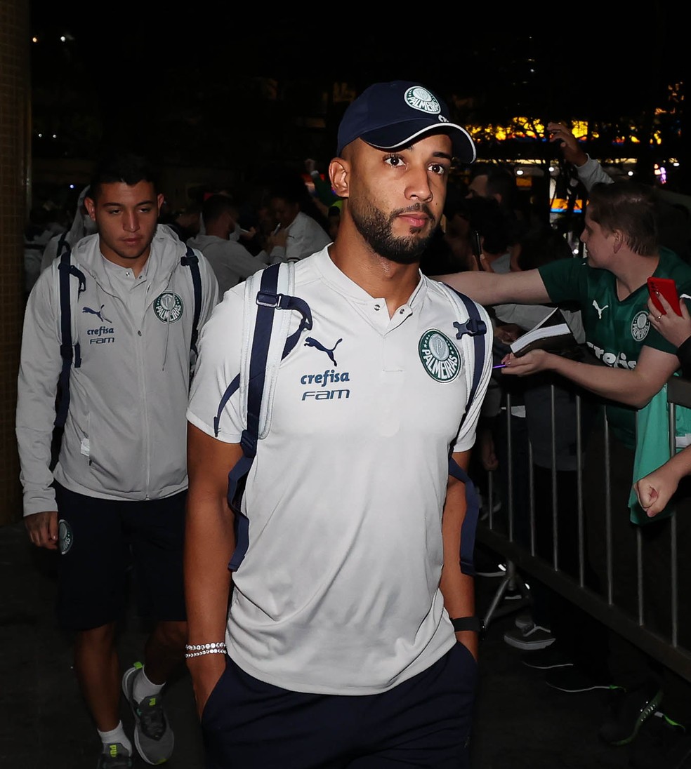 Jorge, lateral-esquerdo do Palmeiras — Foto: Cesar Greco / Ag. Palmeiras