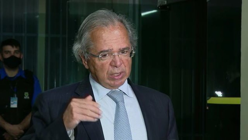 O ministro da Economia, Paulo Guedes. — Foto: Reprodução/GloboNews