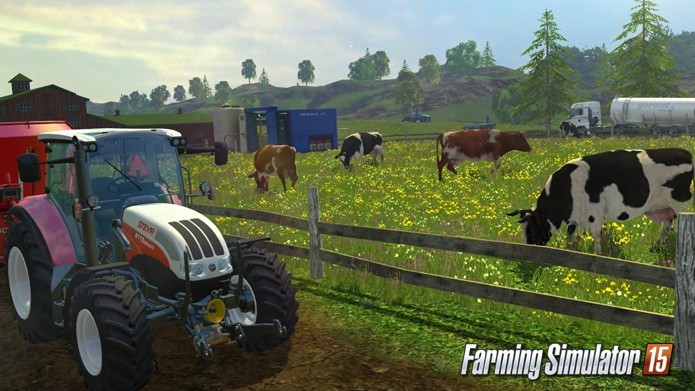 Farming Simulator 15 é o episódio mais recente da bem-sucedida franquia de simuladores de fazenda para PCs (Foto: Divulgação)