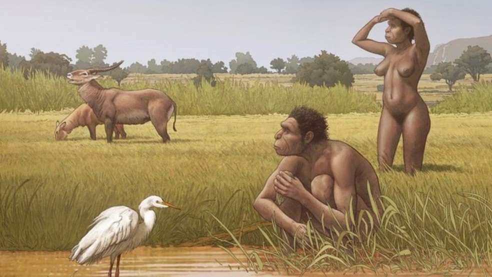 O Homo bodoensis pertence ao período chibaniano — Foto: ETTORE MAZZA / BBC