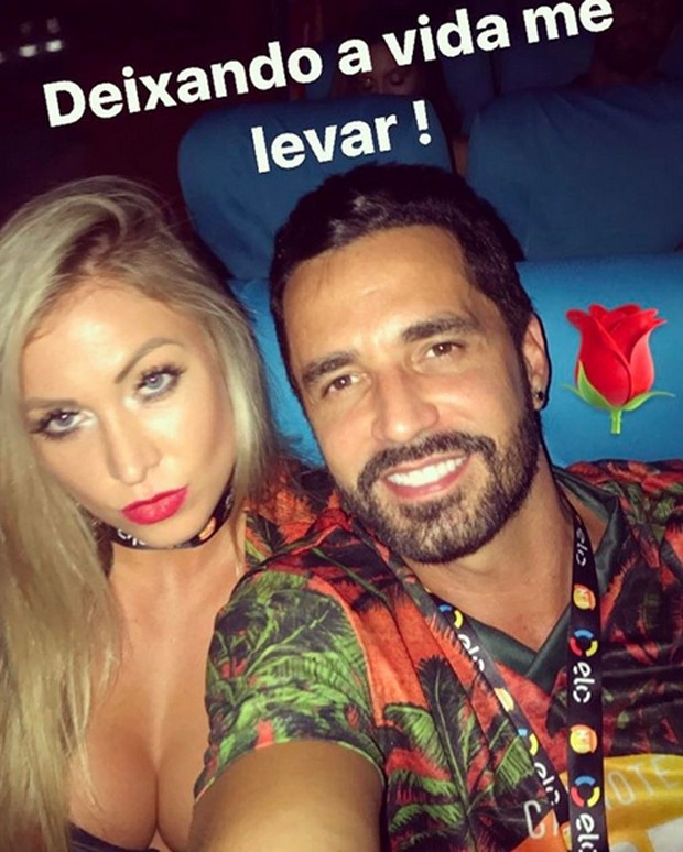 Jéssica Rodrigues e Latino (Foto: Reprodução / Instagram)