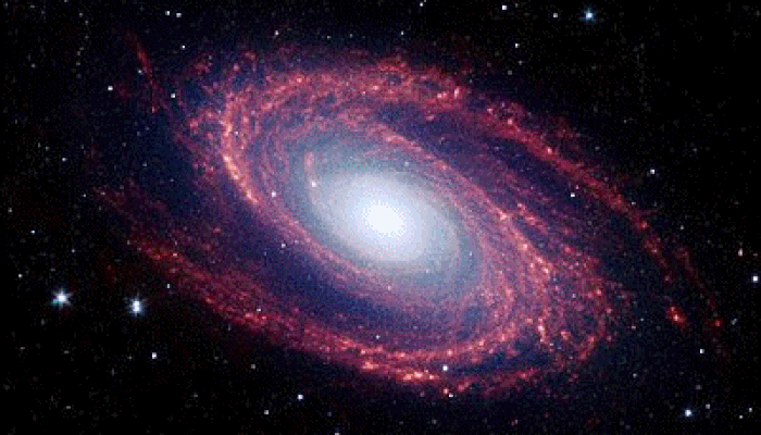 Representação de uma galáxia sendo destruída com o Big Rip (Foto: Wikipedia Commons)