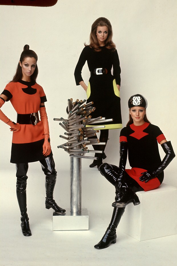 FRANCE - 1968:  Models wearing fashions designed by Pierre Cardin.  (Photo by Bill Ray/Life Magazine/The LIFE Picture Collection via Getty Images) (Foto: The LIFE Picture Collection via )