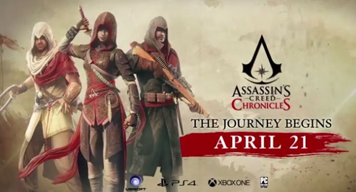 Assassins Creed Chronicles ser? uma trilogia de jogos (Foto: Divulga??o)