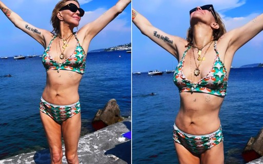 "Viver bem é a melhor vingança", diz Courtney Love ao posar de biquíni na Itália