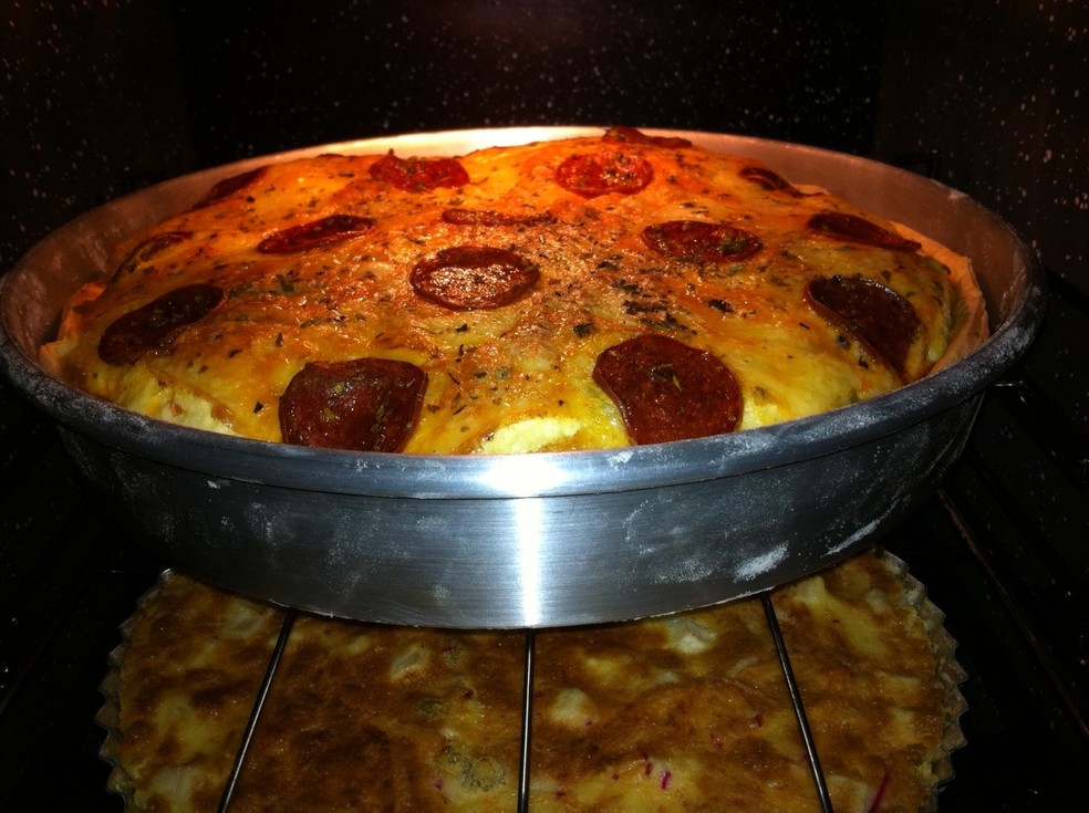 Quiche de Pepperoni Receitas Gshow Gshow