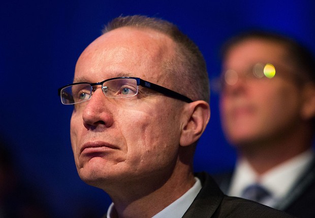 Robert Thomson, CEO da Newscorp, grupo que pertence ao magnata Rupert Murdoch (Foto: Drew Angerer/Getty Images)