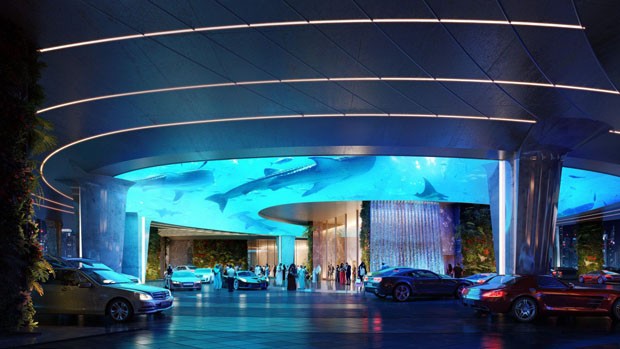 Hotel em Dubai terá floresta tropical interna de 7 mil m² (Foto: Divulgação)