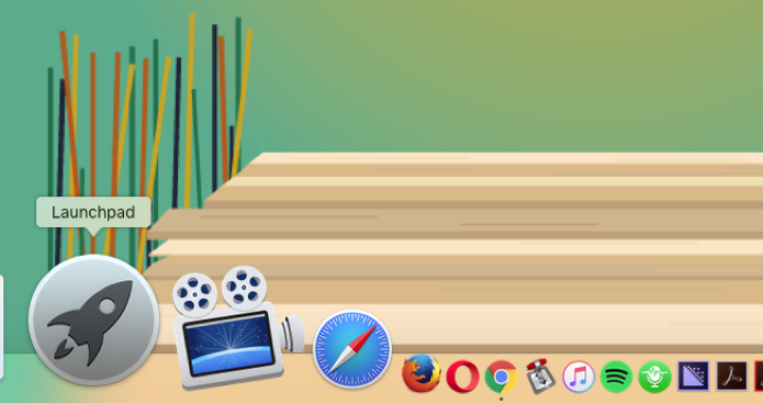 ícone do Launchpad no Dock do Mac (Foto: Reprodução/André Sugai)