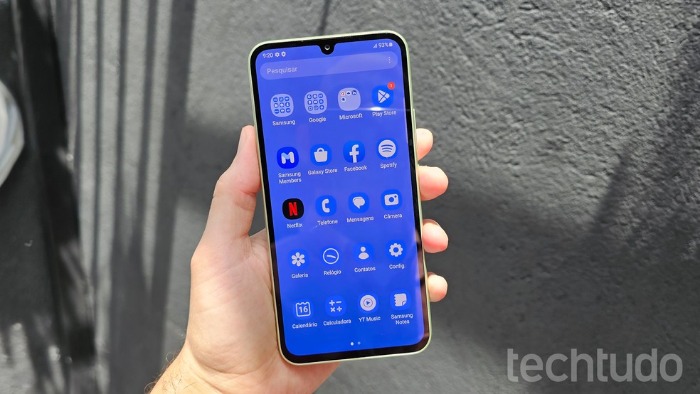 Lan&ccedil;amento do Galaxy A34 durante evento em S&atilde;o Paulo &mdash; Foto: Th&aacute;ssius Veloso/TechTudo