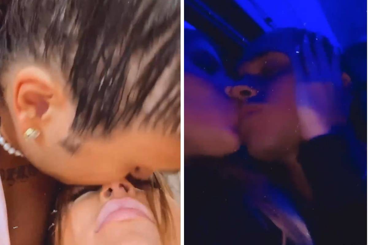 Luísa Sonza e Vitão beijam muito para celebrar vitória da cantora no Prêmio Multishow 2020