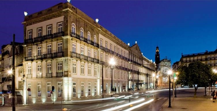 Palácio das Cardosas, no Porto, onde funciona o hotel Intercontinental