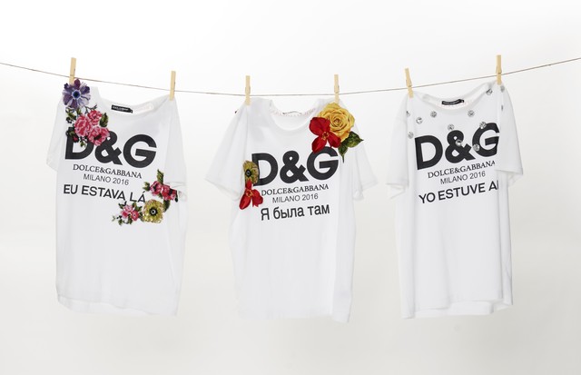 Camisetas da Dolce & Gabbana (Foto: Divulgação)