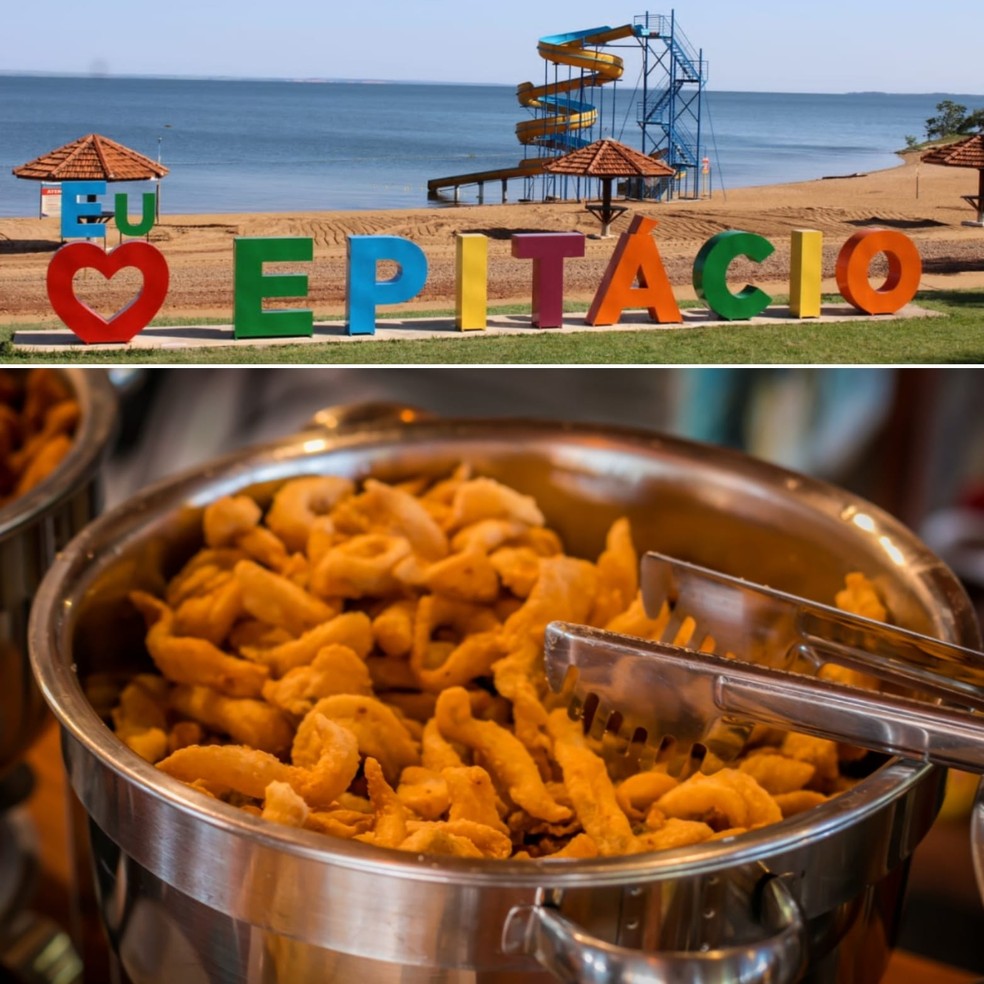 Parque O Figueiral e a Isca de Tilápia Caipira, instituída por lei como o comida típica da cidade. — Foto: Cedida