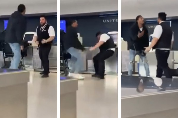 Ex-NFL, Brendan Langley é preso após espancar funcionário em aeroporto nos EUA (Foto: Reprodução)