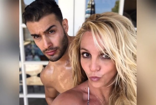 Britney Spears e o namorado, Sam Asghari (Foto:  Reprodução / Instagram)