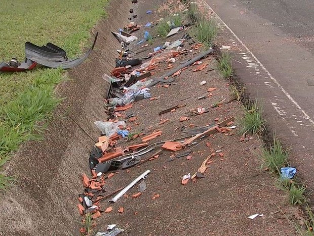 Acidente foi na Rodovia Marechal Rondon (Foto: Reprodução/TV TEM)