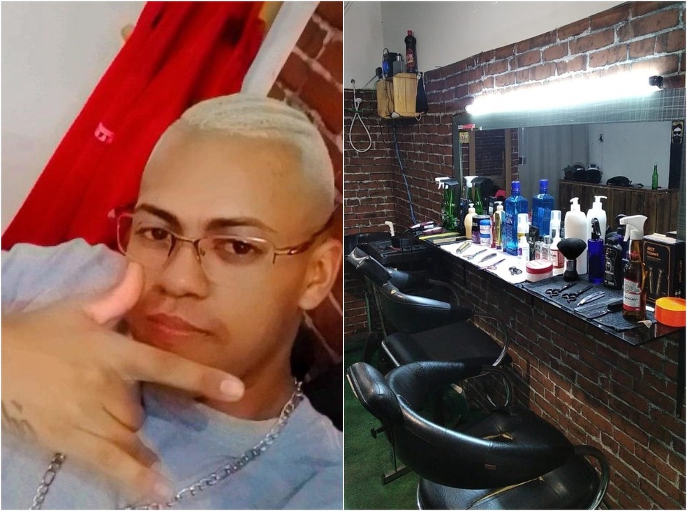 Carlos Henrique dos Santos, de 23 anos, foi morto enquanto atendia um cliente em São Miguel Arcanjo (SP) — Foto: Facebook/ Reprodução 