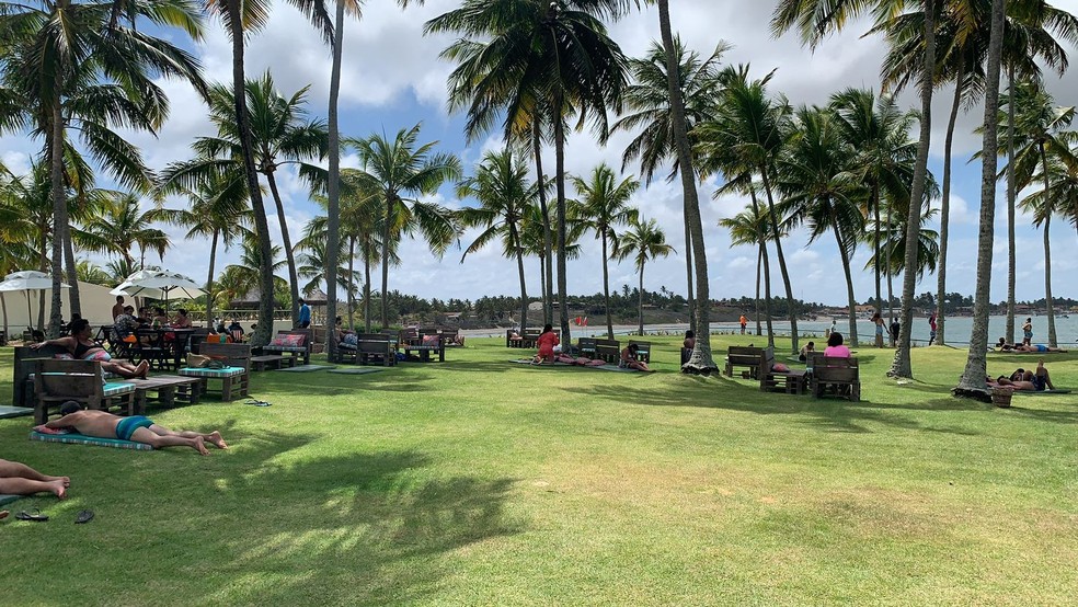 Restaurante An&eacute;is de Maracaja&uacute; fica de frente pra praia &mdash; Foto: Divulga&ccedil;&atilde;o