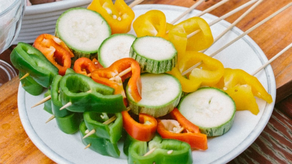 Espetinho De Vegetais Grelhados Receitas