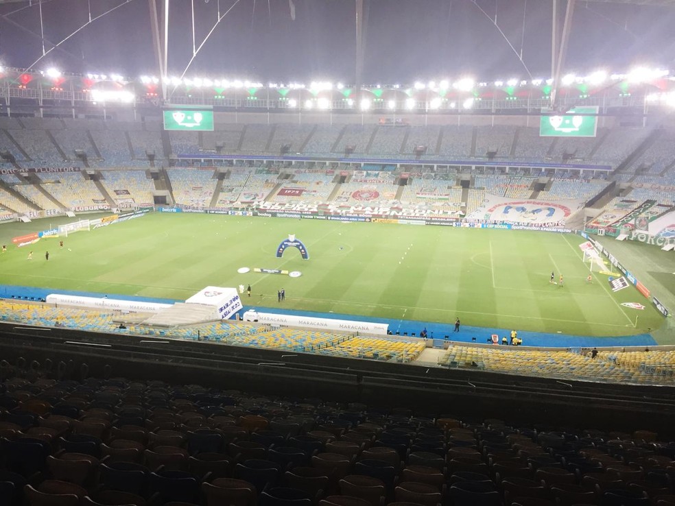 Fluminense x Atlético-GO, Maracanã — Foto: Thiago Lima/ge