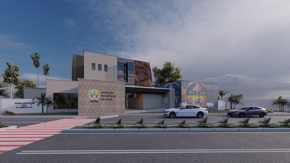 Novo projeto da Sedur para a Biblioteca da Floresta  — Foto: Sedur 