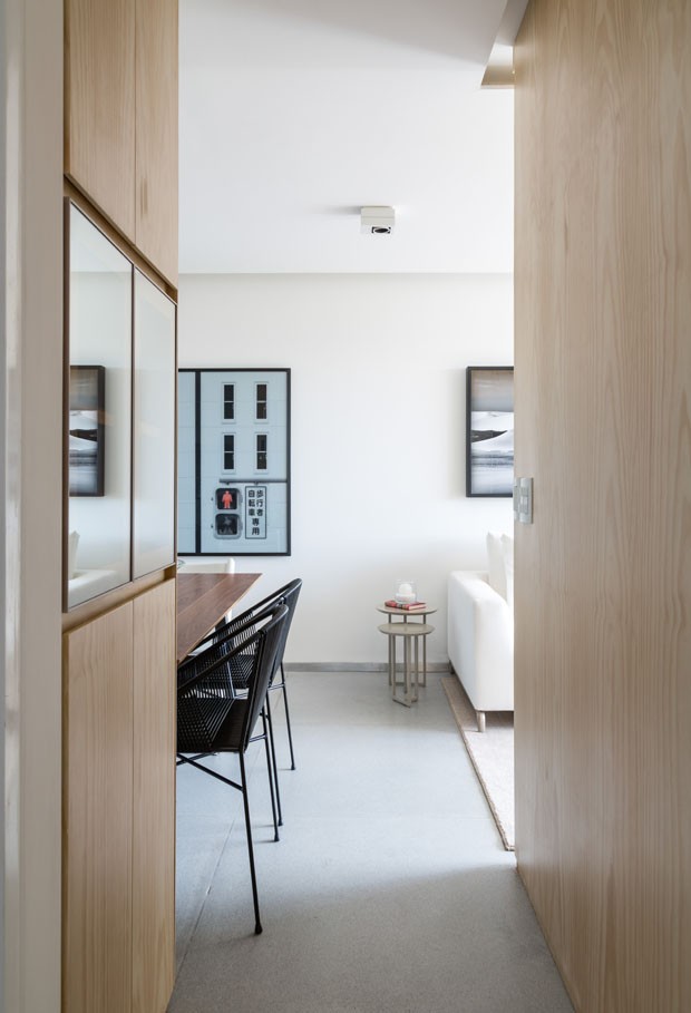 Estilo escandinavo inspira décor de apartamento pequeno em SP (Foto: Evelyn Müller)