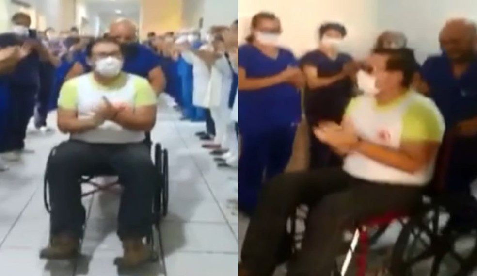 Paciente foi internado em Santa Cruz do Rio Pardo depois de fazer uma viagem para a capital — Foto: TV TEM/Reprodução