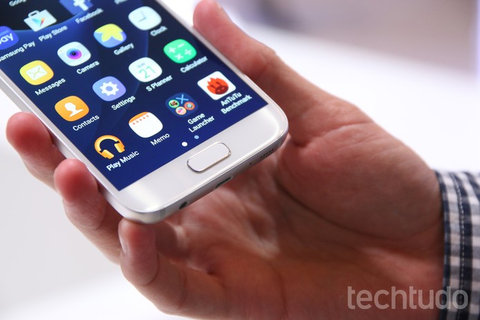 Aplicativos no Galaxy S7, novo smartphone da Samsung (Foto: Fabrício Vitorino/TechTudo)