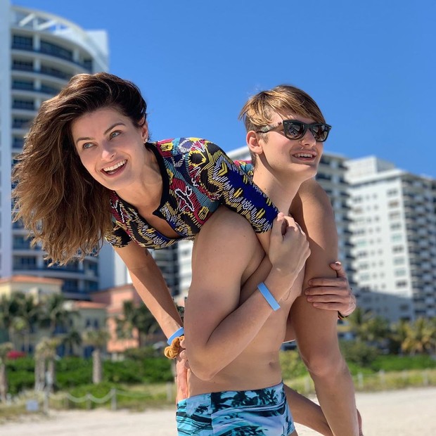 Isabeli Fontana e filho, Zion (Foto: Reprodução/Instagram)