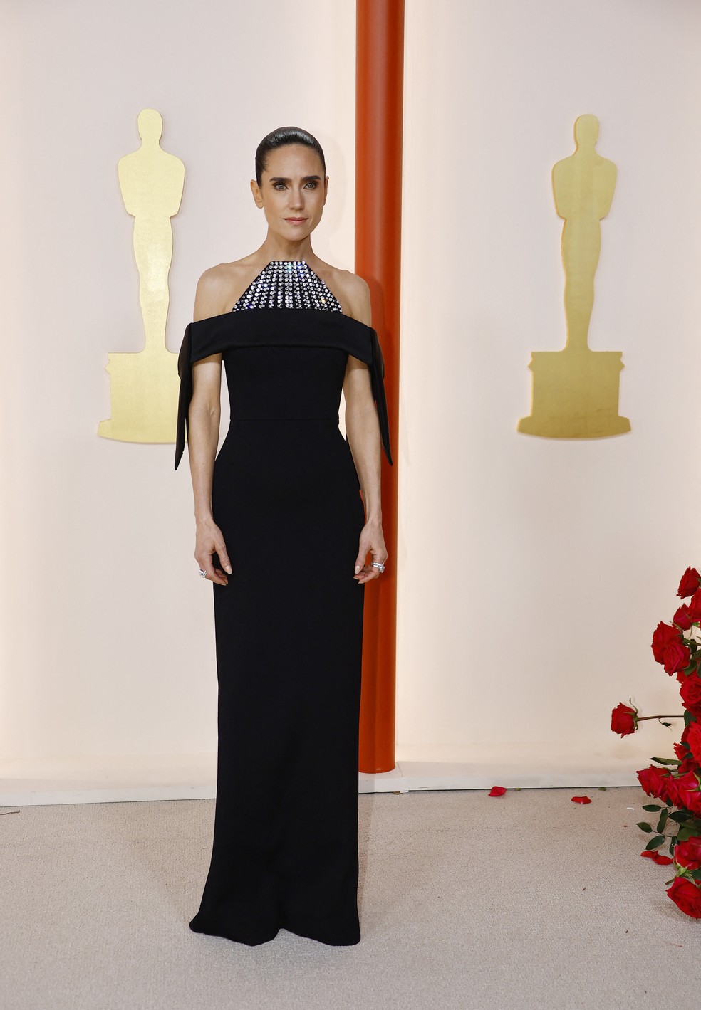 Jennifer Connelly no Oscar 2023 — Foto: Reuters/Eric Gaillard