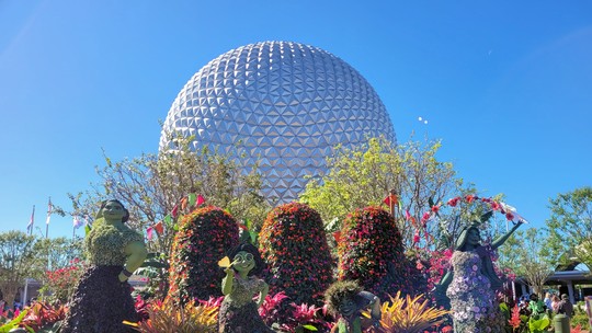 A primavera do Epcot: parque da Disney recebe festival de flores enquanto entra na reta final de sua maior renovação
