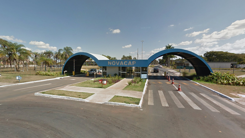 Entrada da sede da Novacap, no SIA, em Brasília — Foto: Google/Reprodução