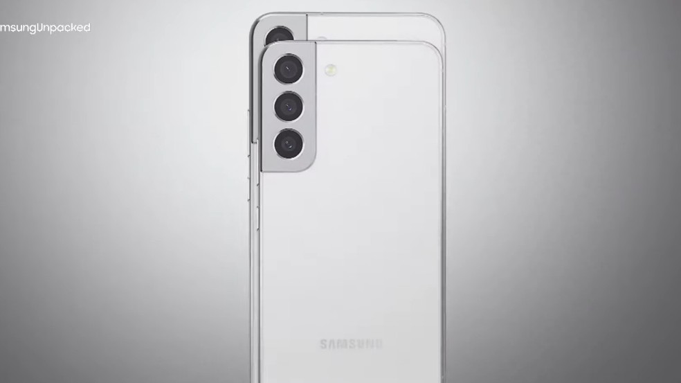 Os smartphones Galaxy S22 e S22+ chegam ao Brasil com opções de 128 GB e 256 GB de armazenamento — Foto: Reprodução/Samsung