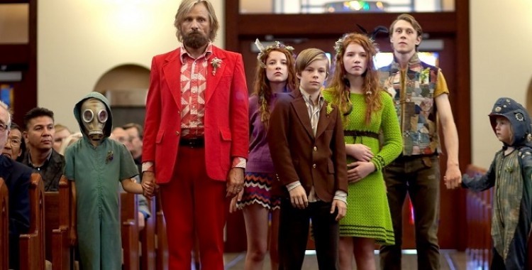 Ben Cash (Viggo Mortensen) e os filhos (Foto: Divulgação)