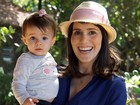 'É uma loucura, mas eu adoro!', revela Fernanda Pontes sobre maternidade e TV