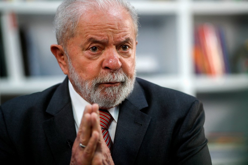 O ex-presidente Luiz Inácio Lula da Silva em imagem do dia 17 de dezembro de 2021 — Foto: Amanda Perobelli/Reuters