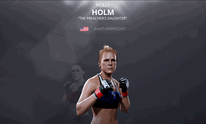EA Sports UFC 2: Holly Holm (Foto: Reprodução/Victor Teixeira)