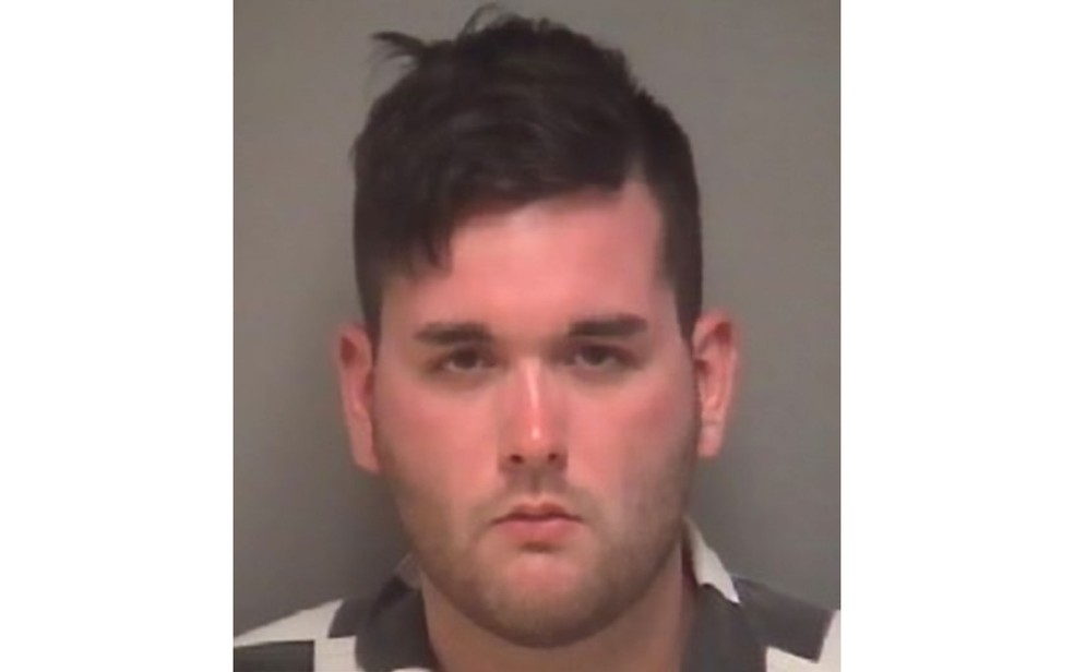 James Alex Fields, de 20 anos, foi detido e acusado de homicídio (Foto: Albemarle-Charlottesville Regional Jail via AP)