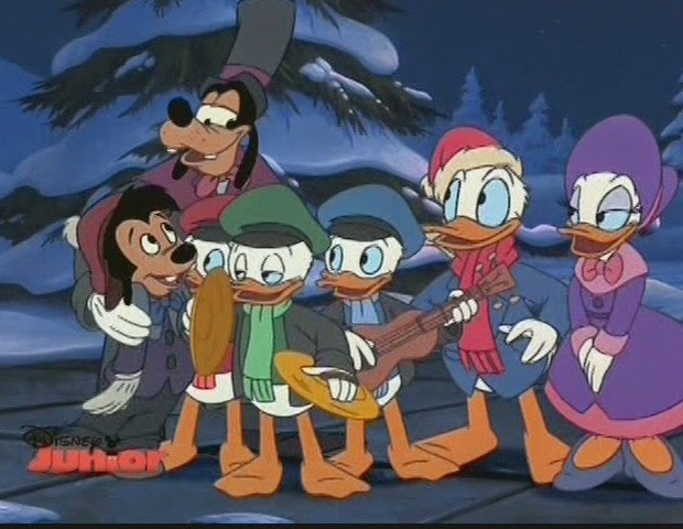 Donald, Pateta e Margarida em clima natalino (Foto: Divulgação)