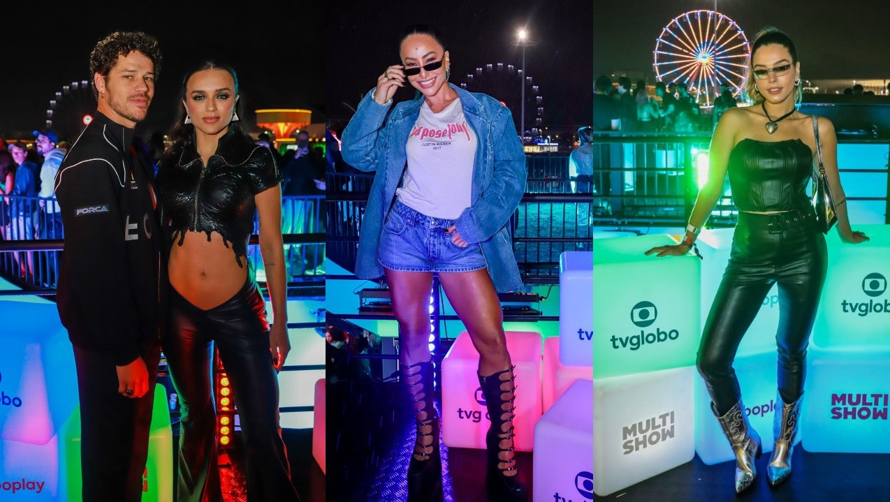 Famosas e seus looks de roqueiras no Rock in Rio. Escolha o seu