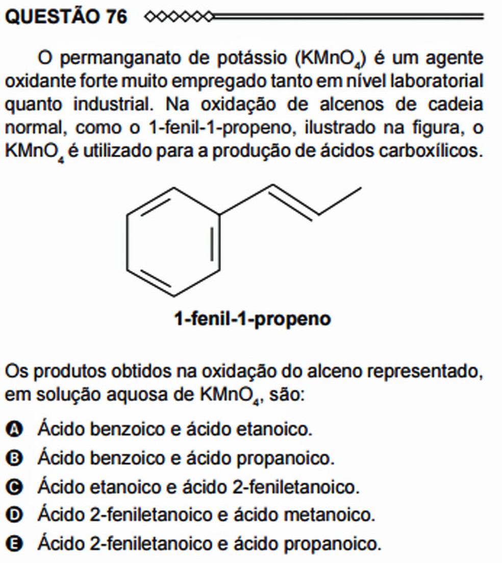 Quest&atilde;o do Enem 2015 (prova branca) (Foto: Reprodu&ccedil;&atilde;o)