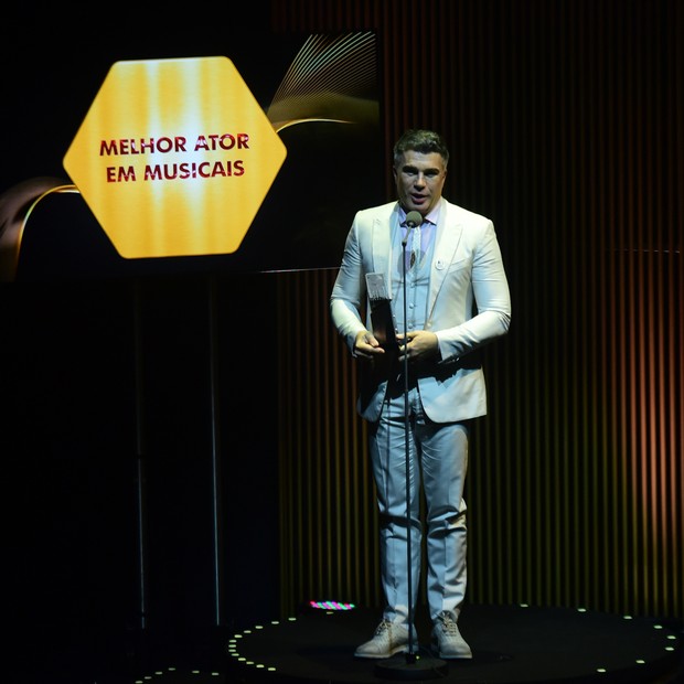 Jarbas Homem de Mello vence Melhor Ator em Musicais no Prêmio Bibi Ferreira 2022 (Foto: Leo Franco/AgNews)