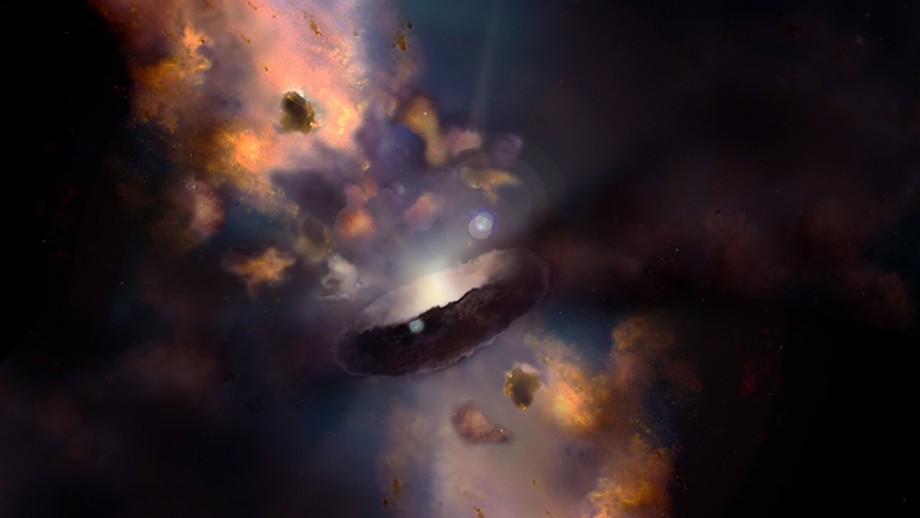 Maior buraco negro do Universo tem 34 bilhões de vezes a massa do Sol (Foto: Nima Abkenar/The Australian National University )