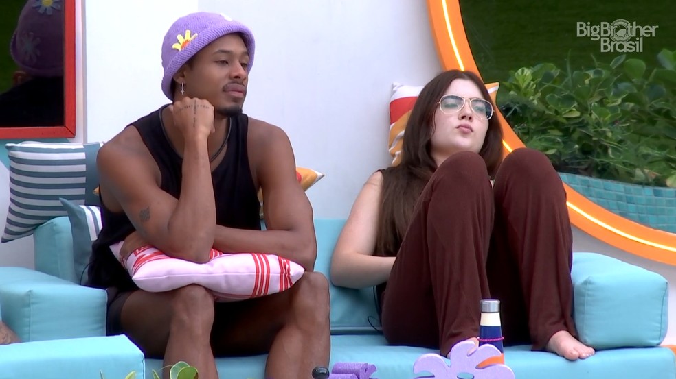 Jade e PA no 'BBB22' — Foto: Reprodução/Globoplay
