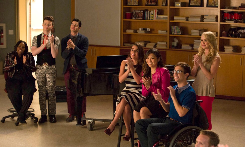 'Glee' acompanhava os alunos do coral da McKinley High School — Foto: IMDb/© 2015 Fox Broadcasting Co.